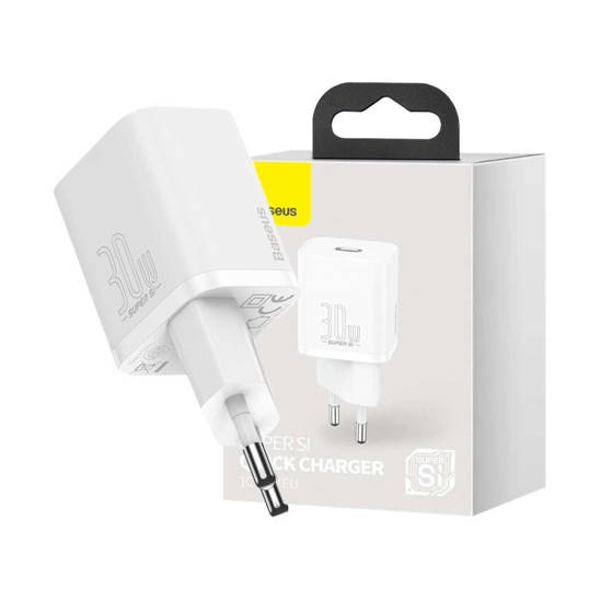 Baseus Super Si Quick Charger 1C 30W (white)