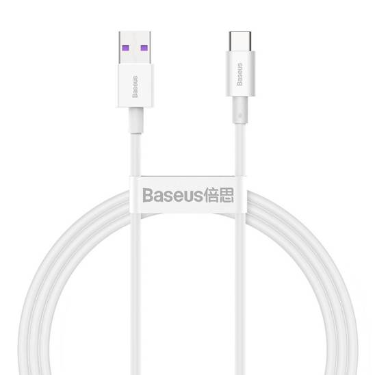 Baseus Superior Series Cable USB to USB-C, 66W, 1m (white)