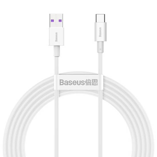 Baseus Superior Series Cable USB to USB-C, 66W, 2m (white)