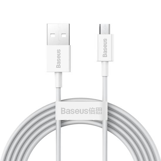 Baseus Superior Series Cable USB to micro USB, 2A, 2m (white)