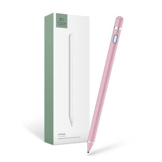 Battery Touch Display Device Tech-Protect Active Stylus Pen pink