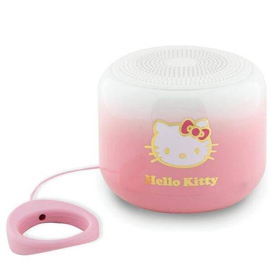 Bluetooth 5.0 Hello Kitty Electroplate Gradient Speaker (HKWSBT6GKEP) pink