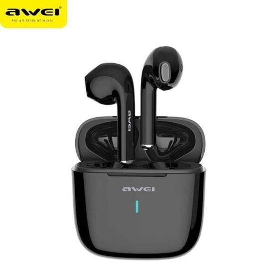 Bluetooth 5.0 TWS Headphones + AWEI Docking Station (T26) black