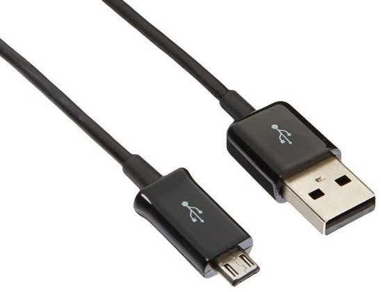 Cable 1,5m Micro USB for SAMSUNG ECB-DU4EBE black BULK