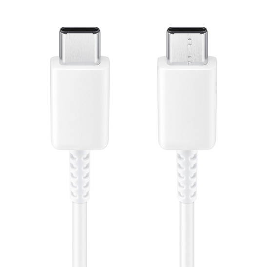 Cable 1m USB-C to USB-C for SAMSUNG EP-DG977BWE Type C white