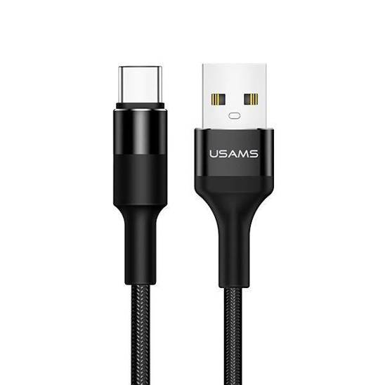 Cable 2A 1.2m USB - USB-C Usams U5 SJ221TC01 (US-SJ221) black