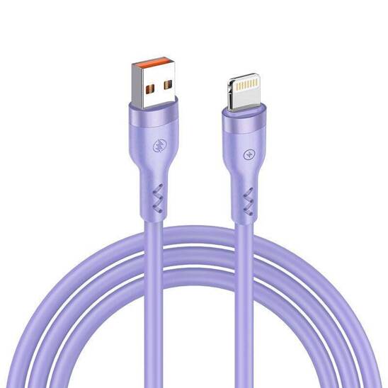 Cable 3A 1.2m USB - Lightning T -PHOX BOLD purple