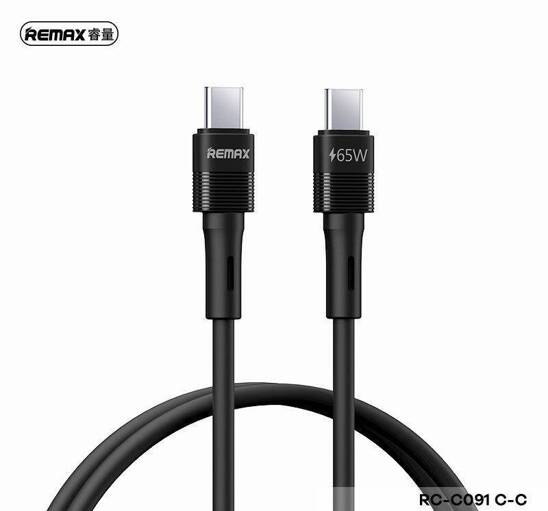 Cable 65W PD USB-C - USB-C Remax Leya Series RC-C091 black