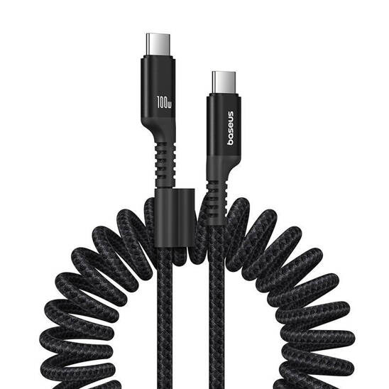 Cable Baseus Fish-Eye USB-C to USB-C 100W, 1m (Black)