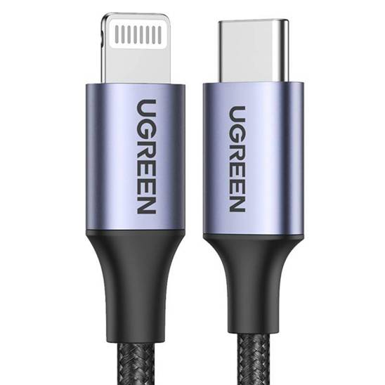 Cable Lightning to USB-C UGREEN PD 3A US304, 1.5m