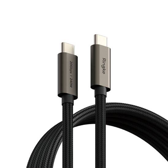 Cable PD 240W 1m USB-C - USB-C Ringke USB 3.2 GEN 2X2 black