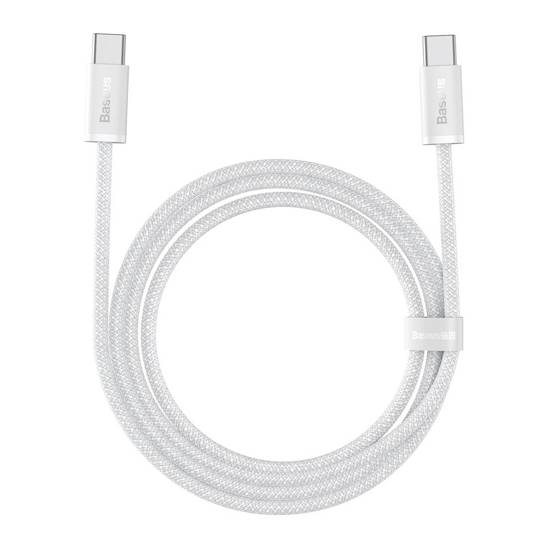 Cable USB-C to USB-C Baseus, 100W, 2m (white)