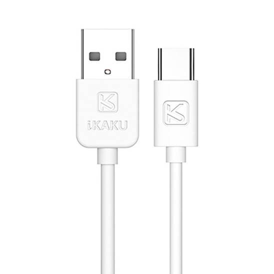 Cable USB Typ C 2.4A 2m Fast Charging&Data KAKU Youchuang (KSC-332) white