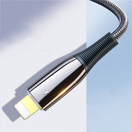 Cable USB Type C to iPhone Lightning 18W 120cm (1.2m) Dux Ducis USB K-IV LED black