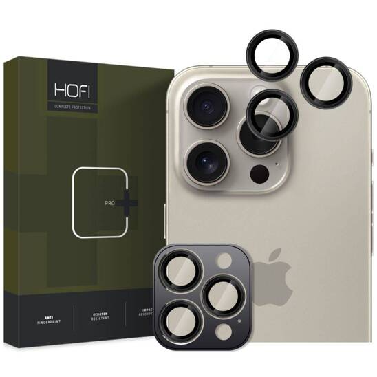 Camera Cover IPHONE 16 PRO / 16 PRO MAX HOFI CamRing Pro+ black