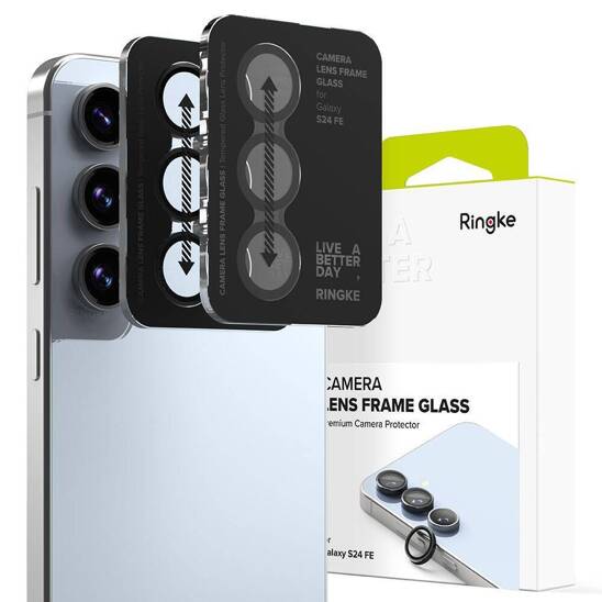 Camera Cover SAMSUNG GALAXY S24 FE Ringke Camera Frame Protector 2-pack black