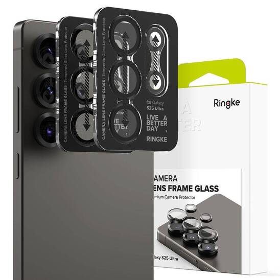 Camera Cover SAMSUNG GALAXY S25 ULTRA Ringke Camera Frame Protector 2-pack black