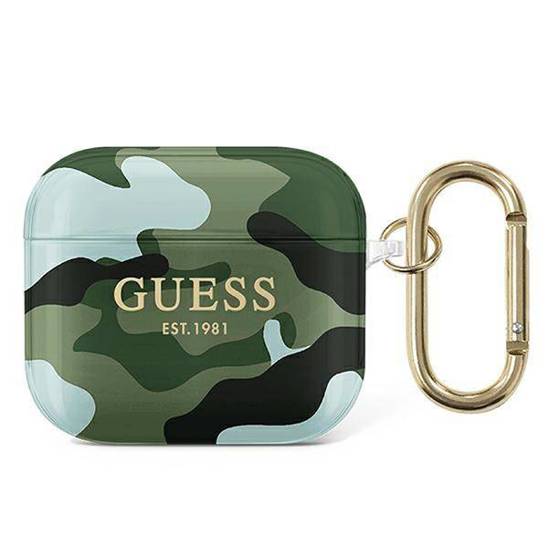 Case APPLE AIRPODS 3 Guess Camo Collection (GUA3UCAMA) khaki