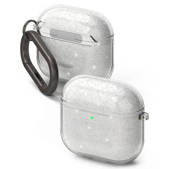 Case APPLE AIRPODS 4 Ringke Air Glitter Clear transparent