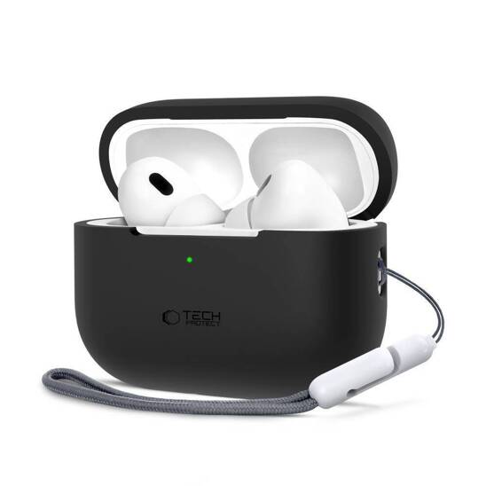 Case APPLE AIRPODS PRO 1 / 2 Tech-Protect Silicone black