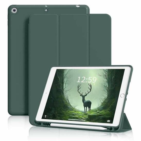 Case APPLE IPAD 10.2 (7GEN / 8GEN / 9GEN) Small Texture 1 green