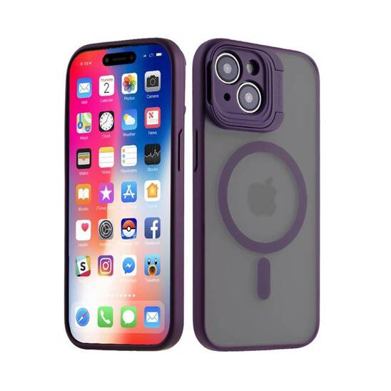 Case APPLE IPHONE 15 MX MagSafe purple