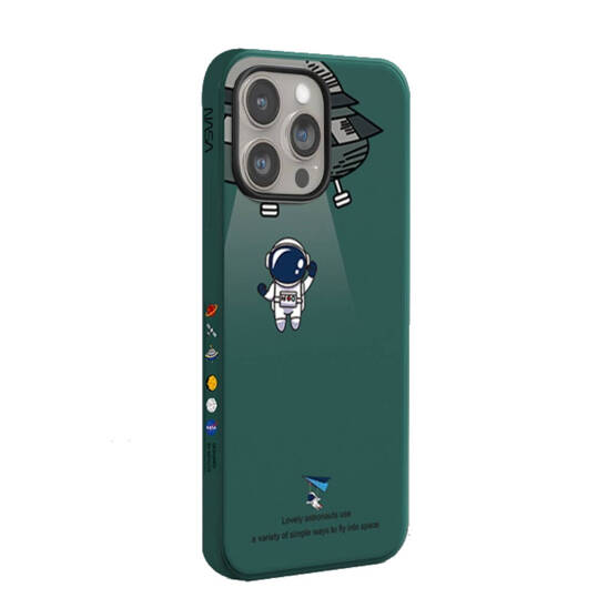 Case APPLE IPHONE 15 PLUS Astronaut NASA dark green