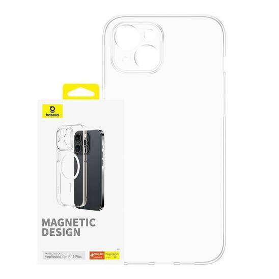 Case APPLE IPHONE 15 PLUS Baseus OS-Lucent Series MagSafe transparent