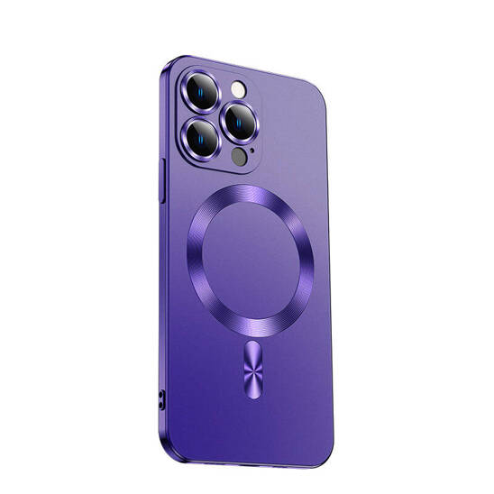 Case APPLE IPHONE 15 PLUS Soft MagSafe purple