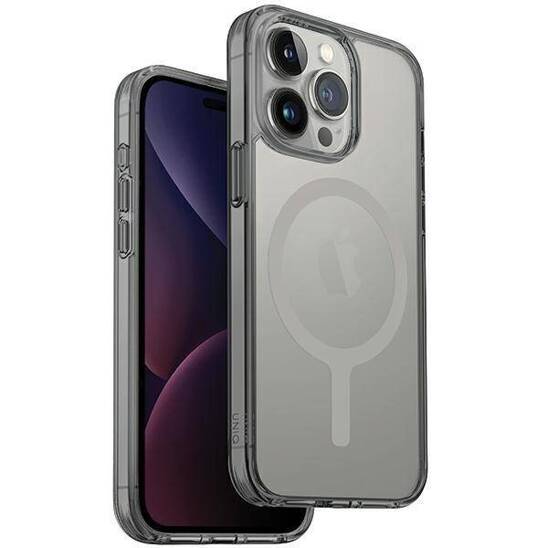 Case APPLE IPHONE 15 PRO UNIQ LifePro Xtreme Magclick Charging gray