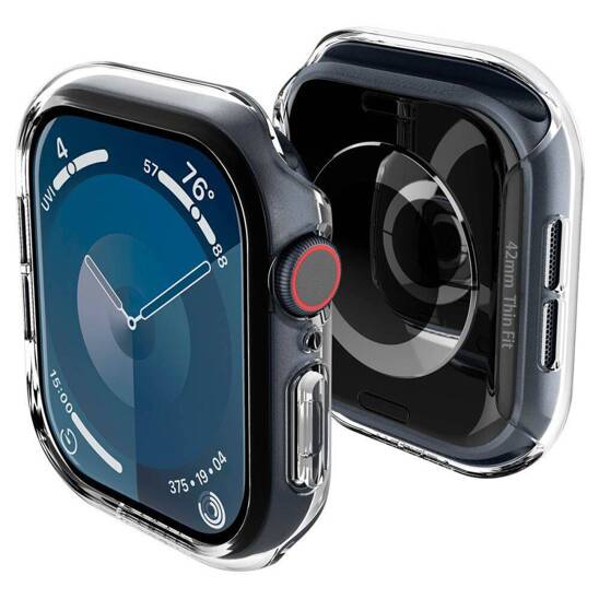 Case APPLE WATCH 10 (42MM) Spigen Thin Fit transparent