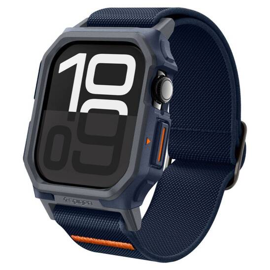 Case APPLE WATCH 10 (46MM) Spigen Lite Fit ”Pro” navy blue