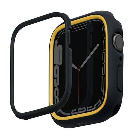 Case APPLE WATCH 4 / 5 / 6 / 7 / 8 / SE ( 40 / 41 MM) UNIQ Moduo mustard - black