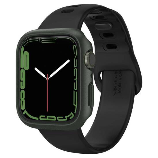 Case APPLE WATCH 7 / 8 45MM Spigen Thin Fit military green