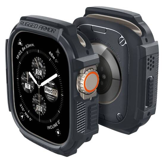 Case APPLE WATCH ULTRA (49MM) Spigen Rugged Armor gray