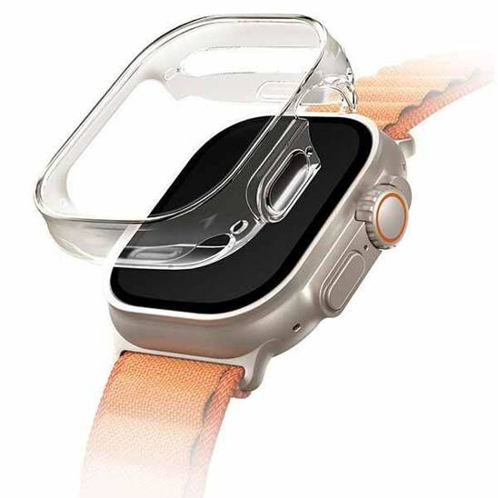 Case APPLE WATCH ULTRA (49MM) UNIQ Garde transparent