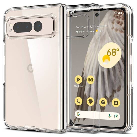 Case GOOGLE PIXEL FOLD Spigen Ultra Hybrid Crystal transparent