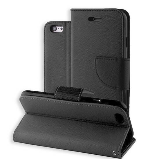 Case HUAWEI NOVA 10 SE Fancy Case Wallet with a Flap black