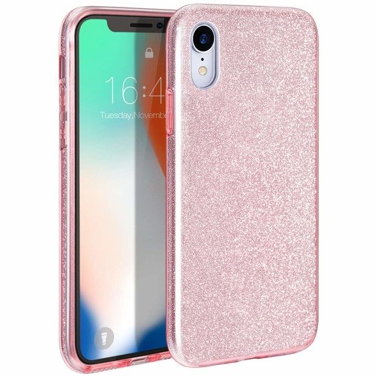 Case HUAWEI P40 LITE E Glitter light pink