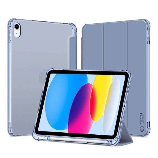 Case IPAD 10 10.9 / 2022 Tech-Protect SC Pen Hybrid Crystal blue