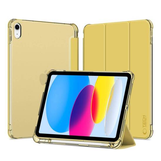 Case IPAD 10 10.9 / 2022 Tech-Protect SC Pen Hybrid Crystal yellow