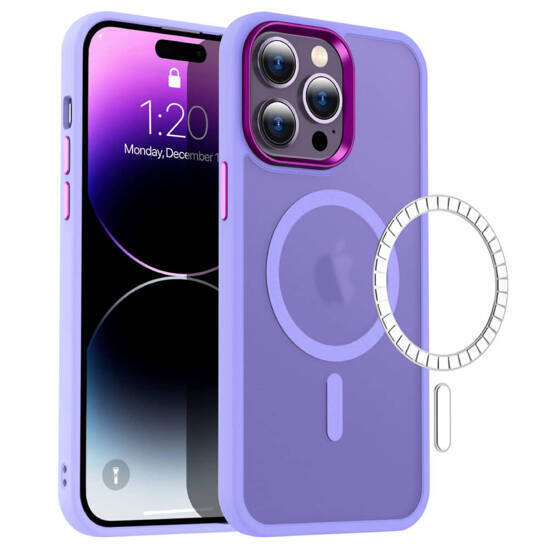 Case IPHONE 11 Matt MagSafe purple