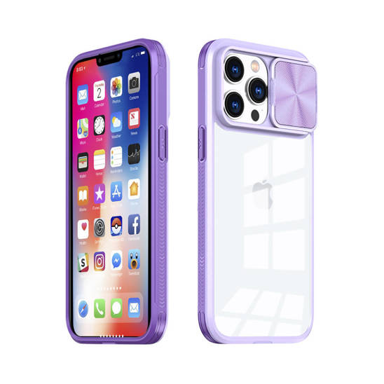 Case IPHONE 11 PRO MX CamSlider purple