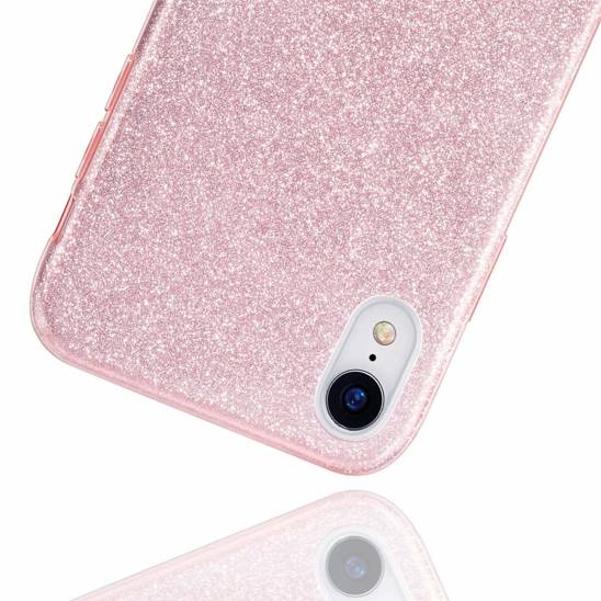 Case IPHONE 12 / 12 PRO Glitter pink