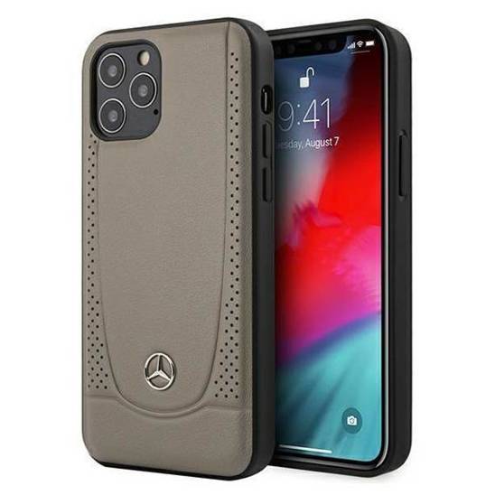 Case IPHONE 12 PRO MAX Mercedes Hardcase Urban Line (MEHCP12LARMBR) brown