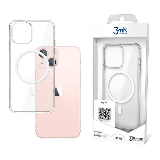 Case IPHONE 13 MINI 3MK MagCase transparent