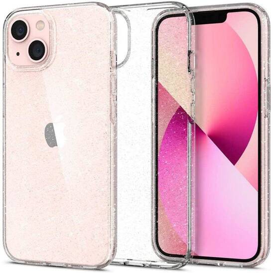 Case IPHONE 13 MINI Spigen Liquid Crystal Glitter transparent