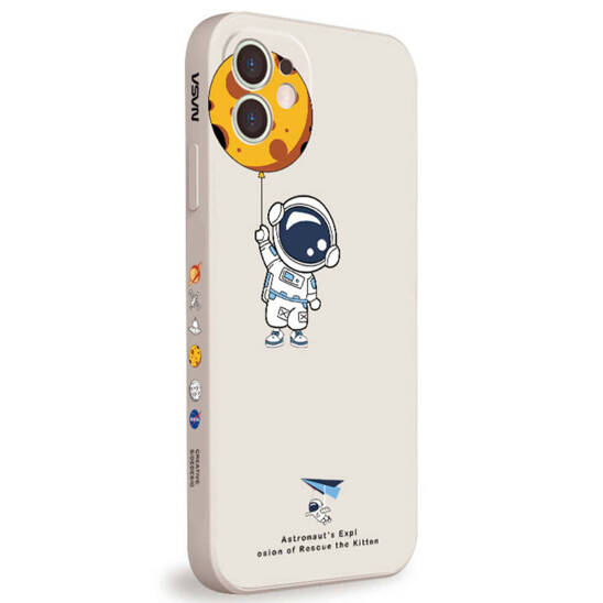 Case IPHONE 13 PRO MAX Astronaut NASA creamy