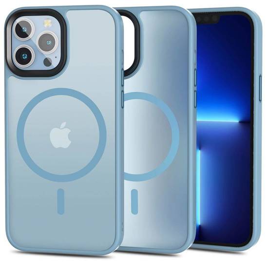 Case IPHONE 13 PRO Tech-Protect Magmat MagSafe Matte Sierra Blue