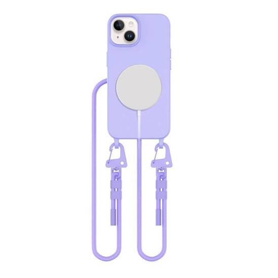 Case IPHONE 13 Tech-Protect Magnecklace MagSafe lavender